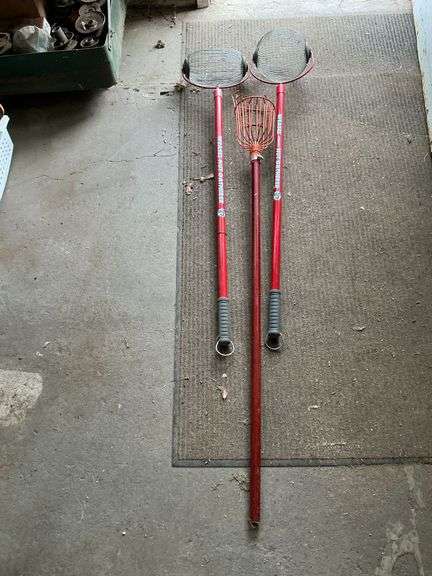 Pair of Weasel nut gatherers and apple picker image