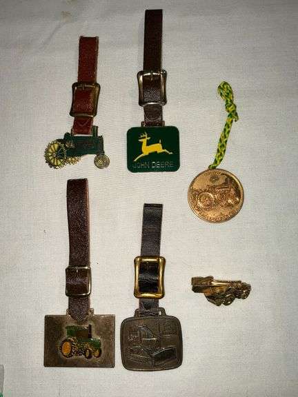 John Deere fobs and scoopmobile tie clip image