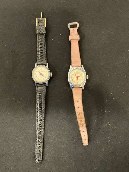 Vintage Mickey Mouse and Snow White watches image