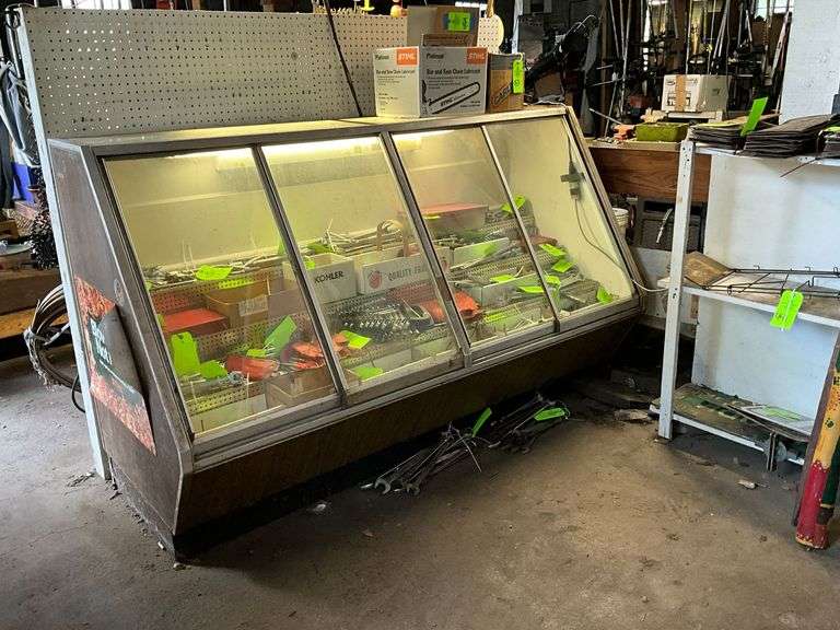Glass front lighted showcase image