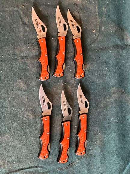 Stone River Limited Stihl advertising knives image