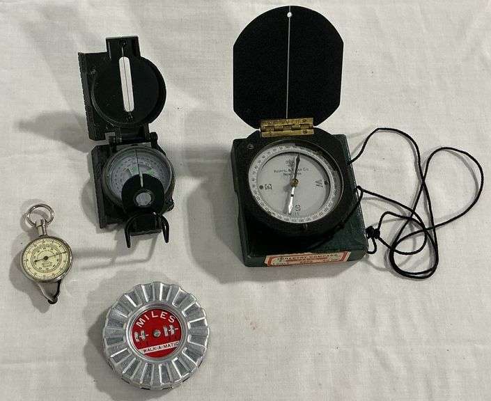 K & E Co. Forestry Compass in original box image