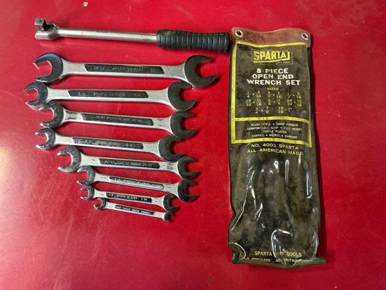 Sparta 8-piece open end wrench set image