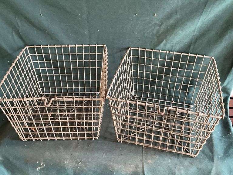 2 wire locker baskets image