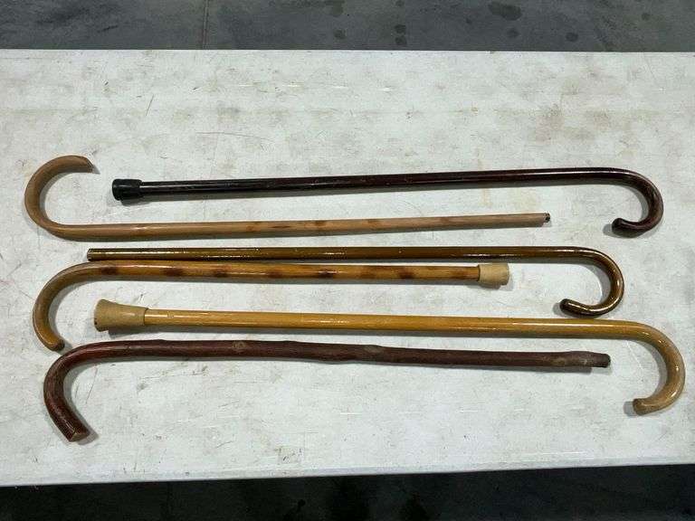 6 wooden canes image