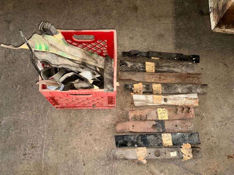New and used mower blades image