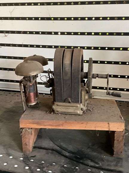 Vintage phone generator. image