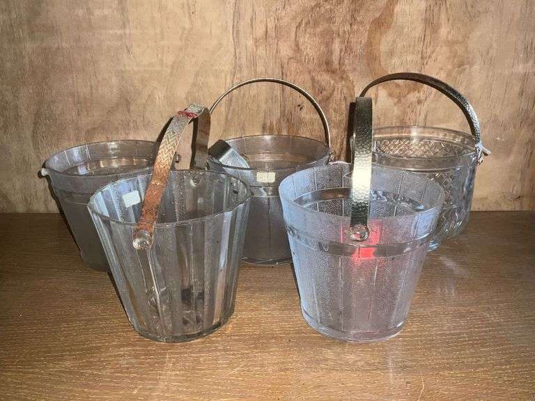 Glass ice buckets image