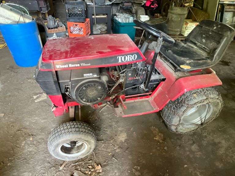 Toro Wheel Horse Classic Model 314-8 speed riding mower image