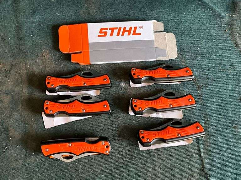 Stone River Limited Stihl advertising knives image