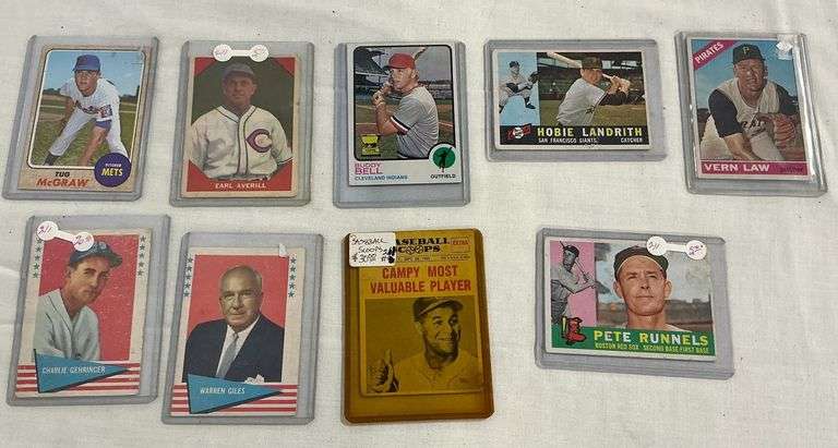 Vintage baseball trading cards image