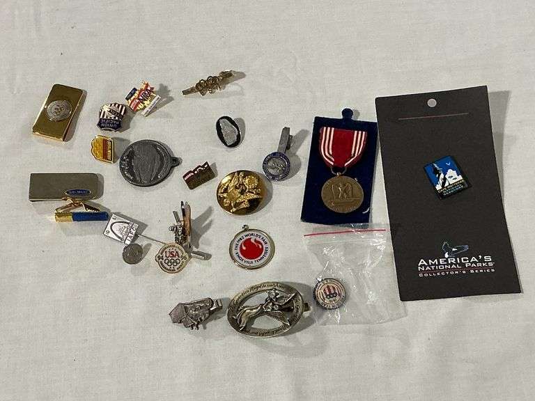 Cuff links, tie clip, etc. image