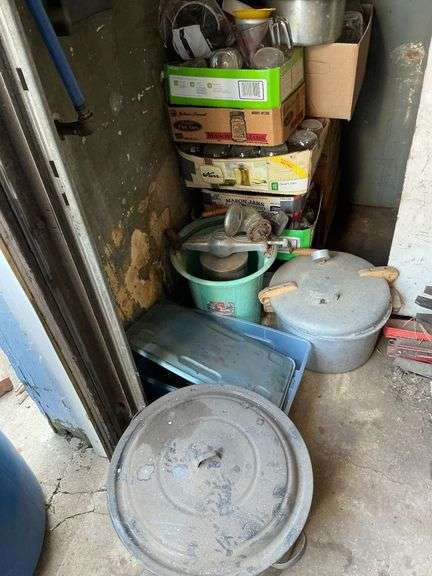 Canning jars, canning equipment, some NIB image