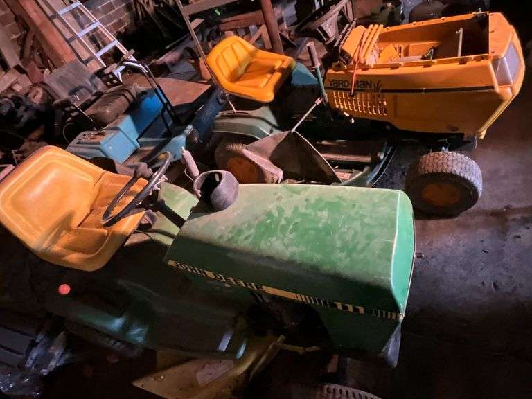 John Deere 111, MTD Yardman and Dixon riding mowers image