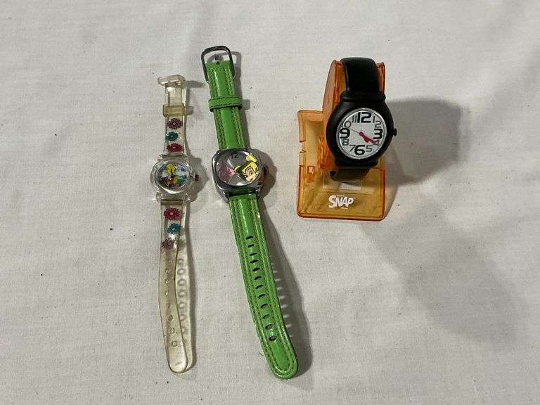 Tink, Disney Snap and Tweety watches image