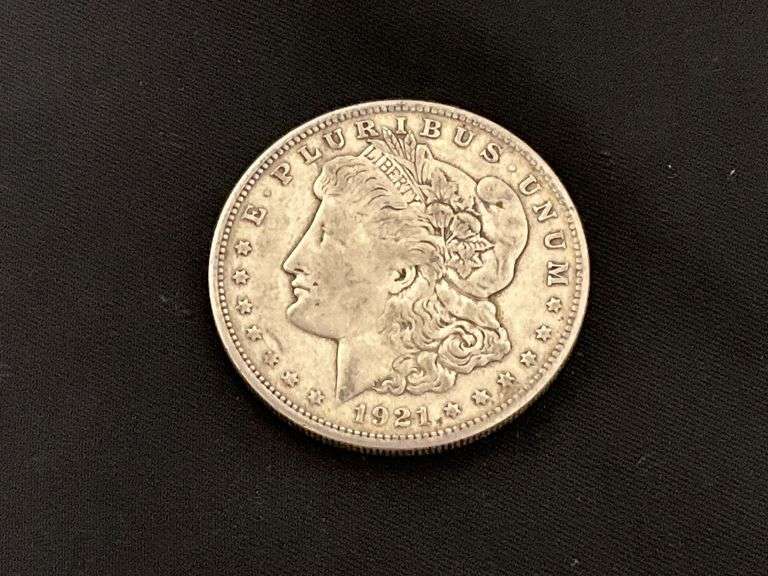1921 Morgan silver dollar image