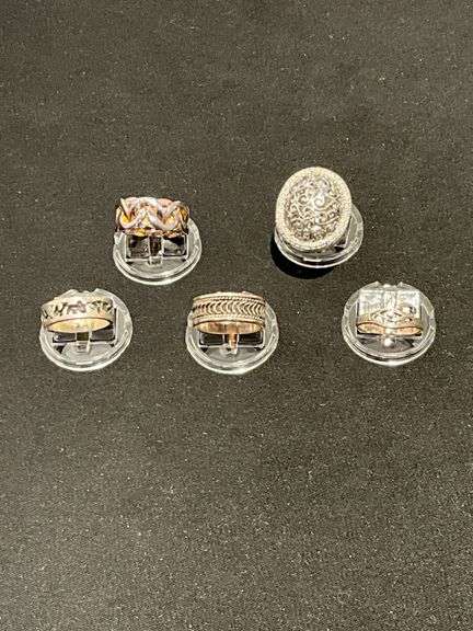 Sterling ring size 6 1/2, 925 ring size 8 1/4, 925 ring size 6 1/4, 925 Canada ring size 7 1/4, 925 ring size 5 1/4 image