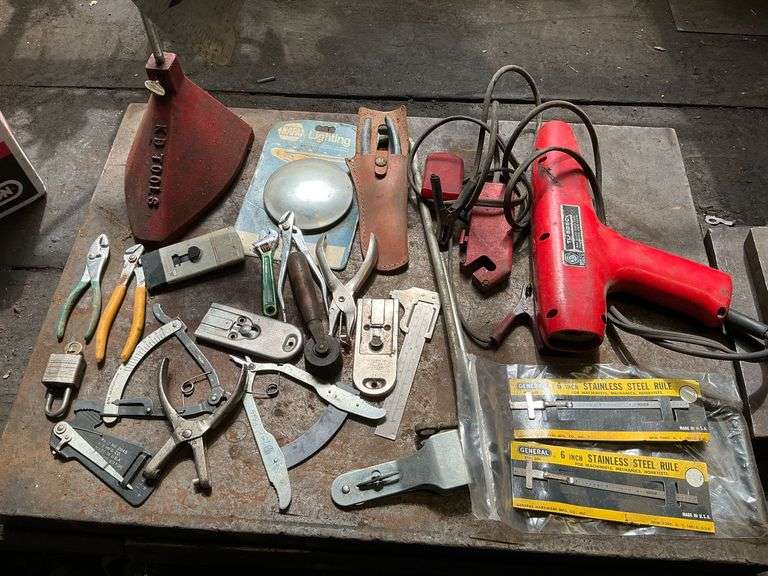 Matco timing light, calipers, KD Tools inspection gauge image