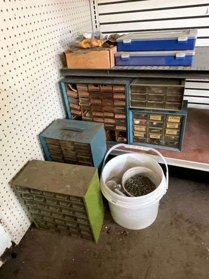 Parts cabinets and hardware image