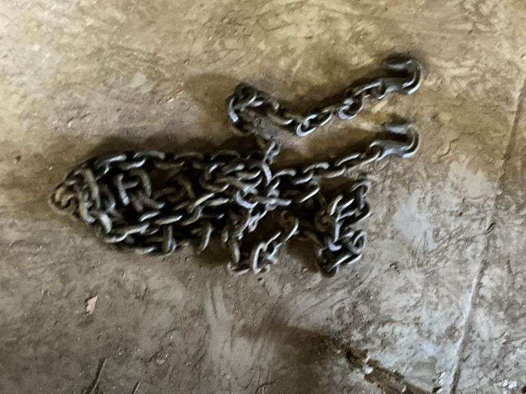 1/2" log chain, hooks on both ends image