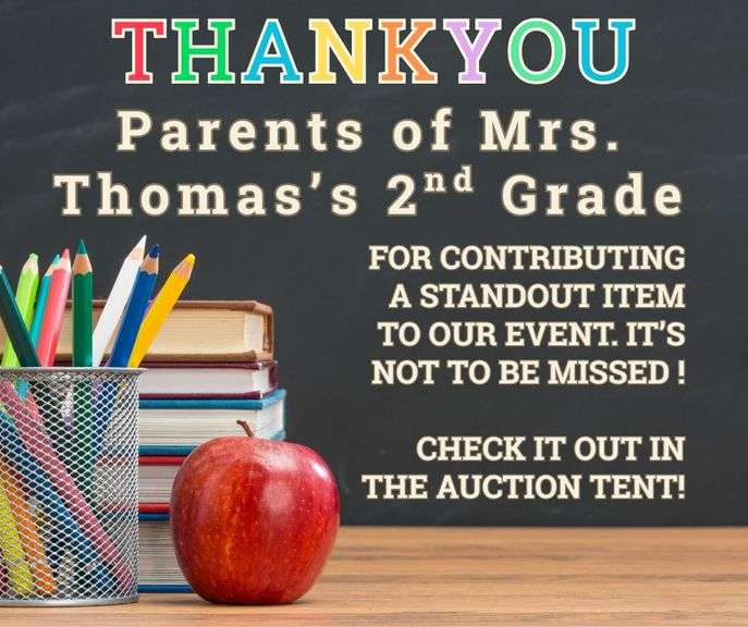 Cheers to the Parents of Mrs. Thomas Second Grade image