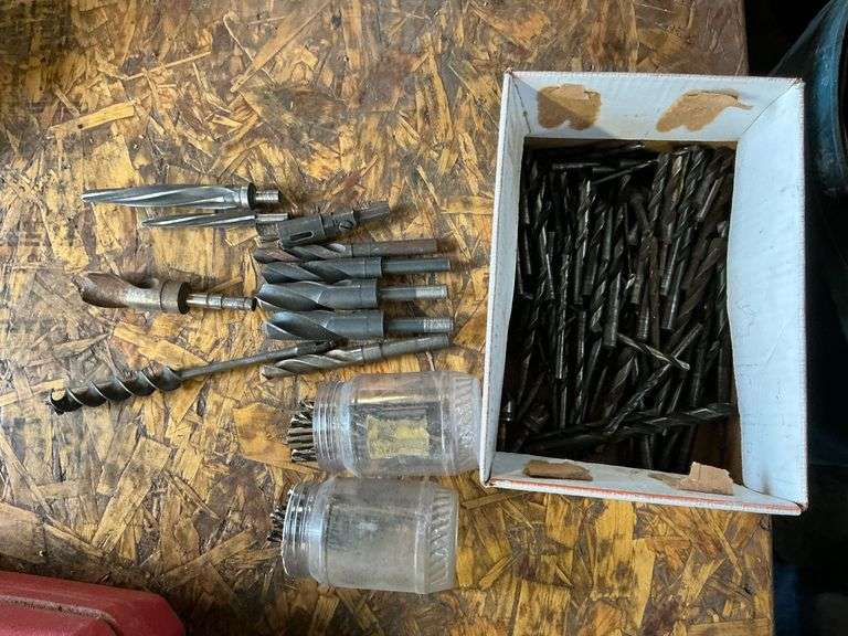Large assortment of drill bits image