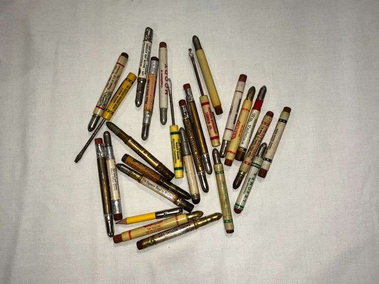 Vintage advertising pencils image