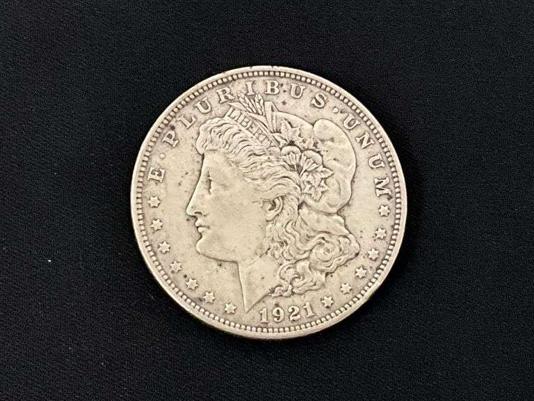 1921 Morgan silver dollar image