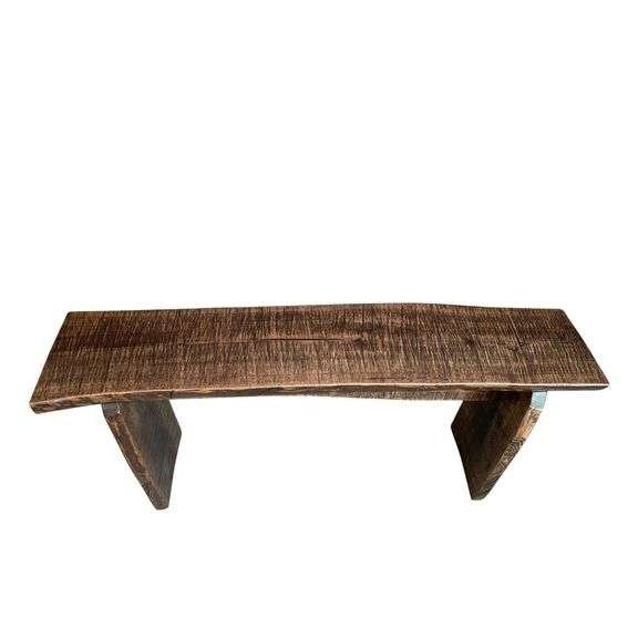 Handmade Entry way bench - white ash image