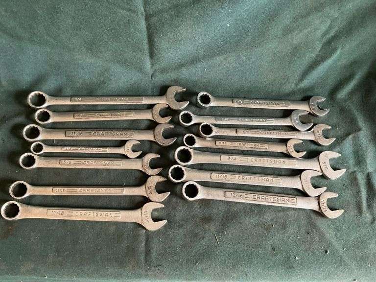 Assorted Craftsman combination wrenches image
