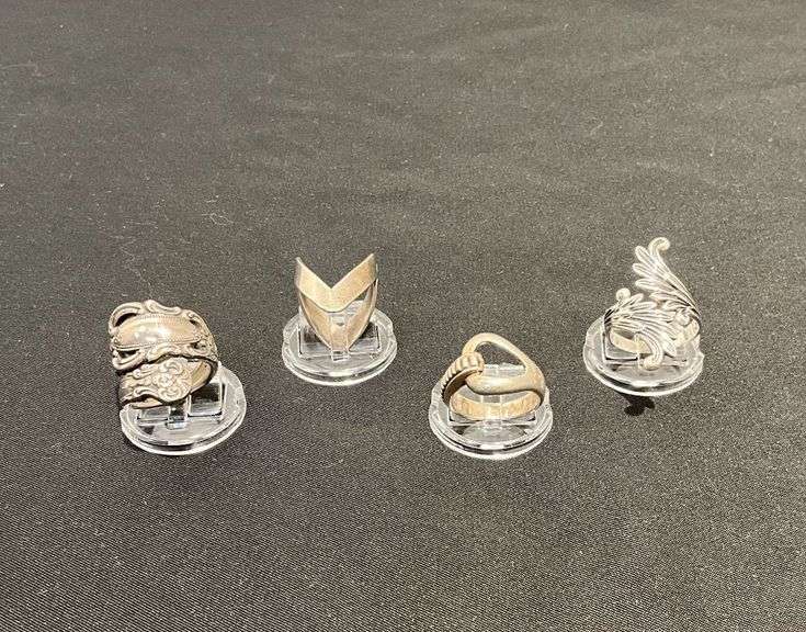 Towle Sterling 1973 ring, 925 rings size 7 & 6 3/4 image