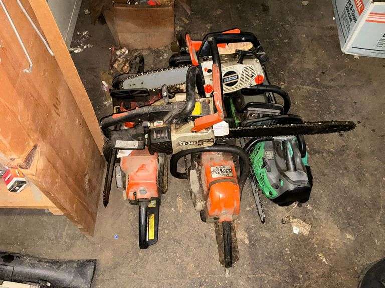 Stihl, Hitachi and Homelite used chainsaws image