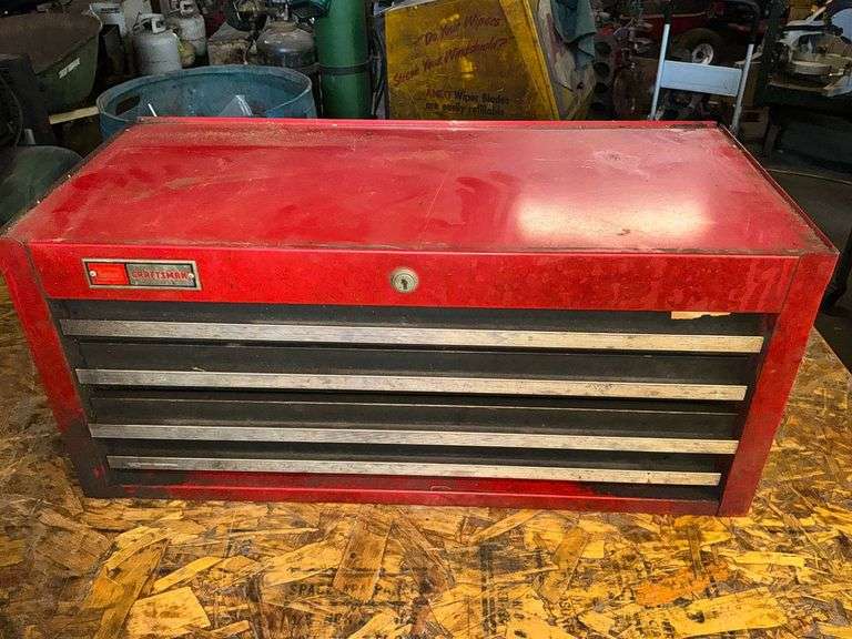 Craftsman red intermediate tool box image