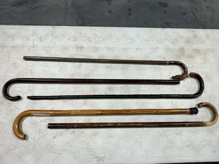 5 wooden canes image