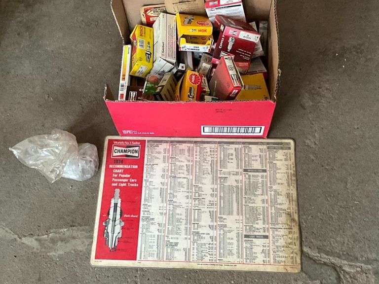 Spark plugs, mostly NIB image