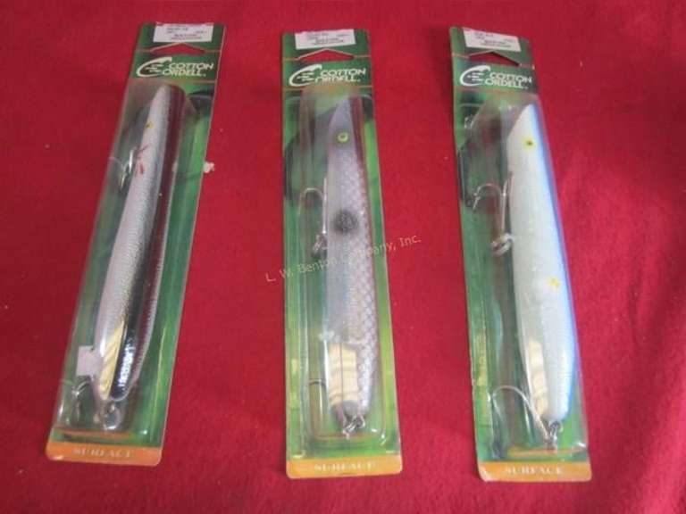 3 COTTON CORDELL LURES NEW L.W. Benton Company, Inc.