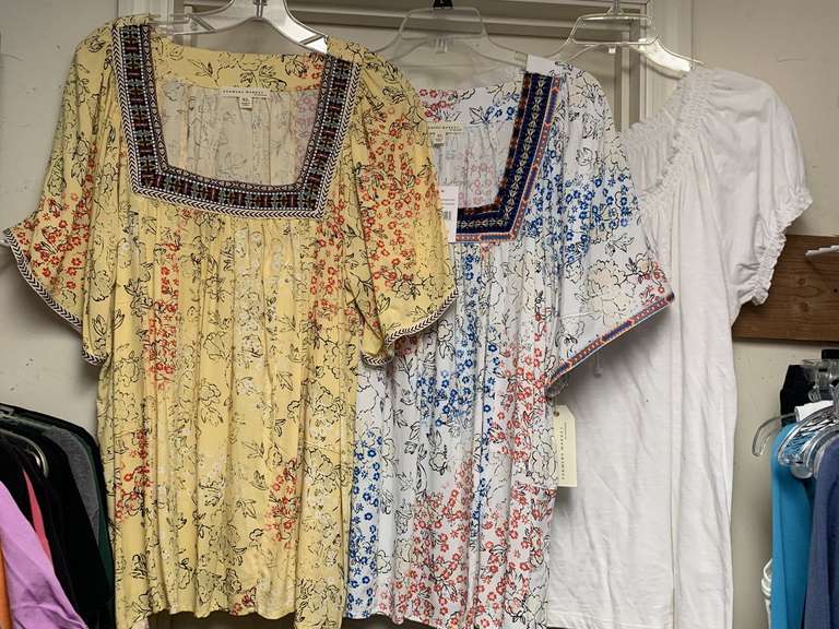 ASSORTMENT OF LADIES TOPS (SEE PICS - VARIOUS SIZES) - UP MASTER CLOSET 2 image