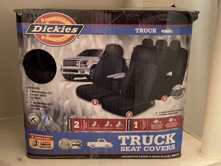 NEW DICKIES TRUCK SEAT COVERS (2 IN BOX) - FOYER image
