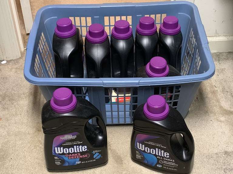 LAUNDRY BASKET FULL OF WOOLITE LAUNDRY DETERGENT (BASKET INCLUDED) - UP MASTER CLOSET 2 image