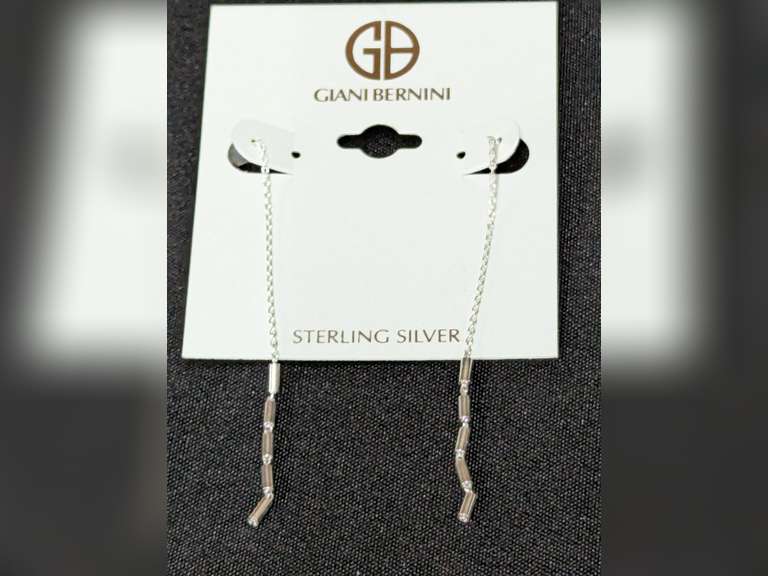 Giani Bernini Sterling Silver Threader Earrings image