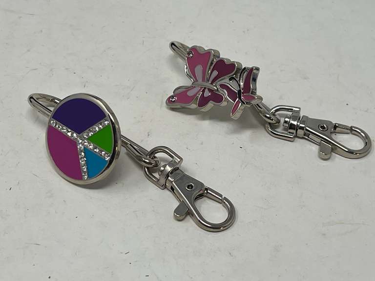 Ladies purse hooks, two pieces, see pictures for details. image