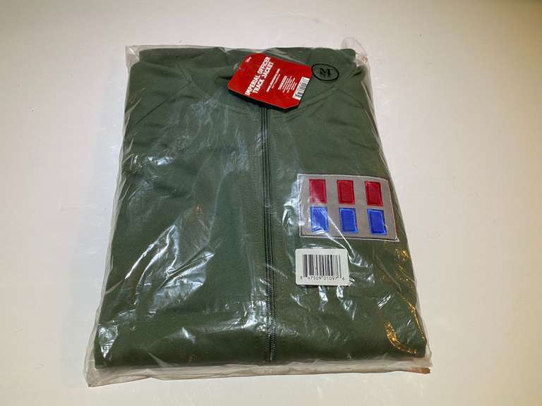 BR1… “Star Wars” Imperial Officer Track Jacket, size M, still new in the package, see pictures for details. image