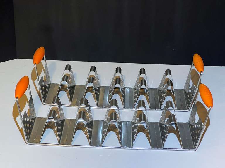 Hey IT… Stainless steel taco trays, set of two, see pictures for details. image