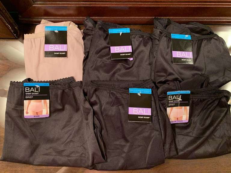6 NEW PAIR SIZE 2XL/9 BALI PANTIES - UP MASTER BED image