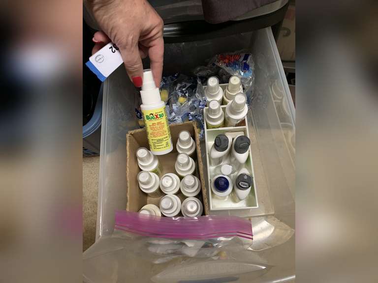 DRAWER FULL OF BUG SPRAY, INSECT REPELLANT, NATRAPEL INSECT REPELLENT & MORE - UP MASTER CLOSET 2 image
