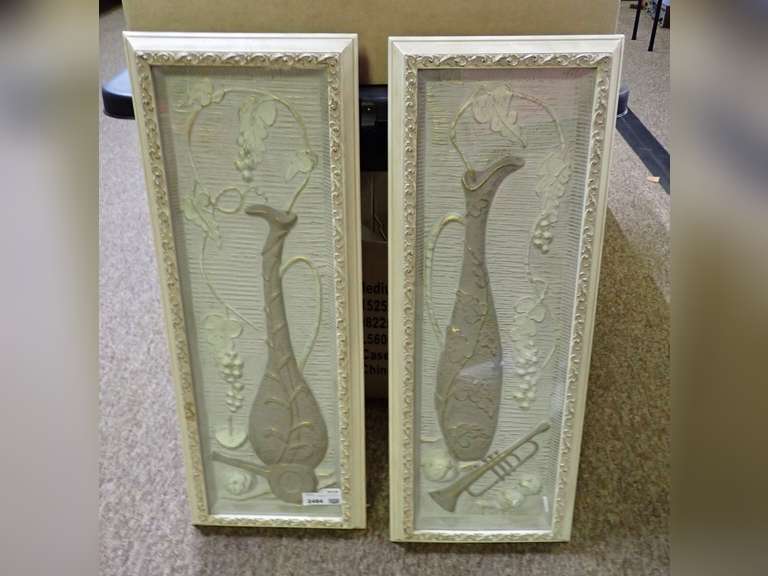 Pair of Framed Still Life Wall Art Pictures image