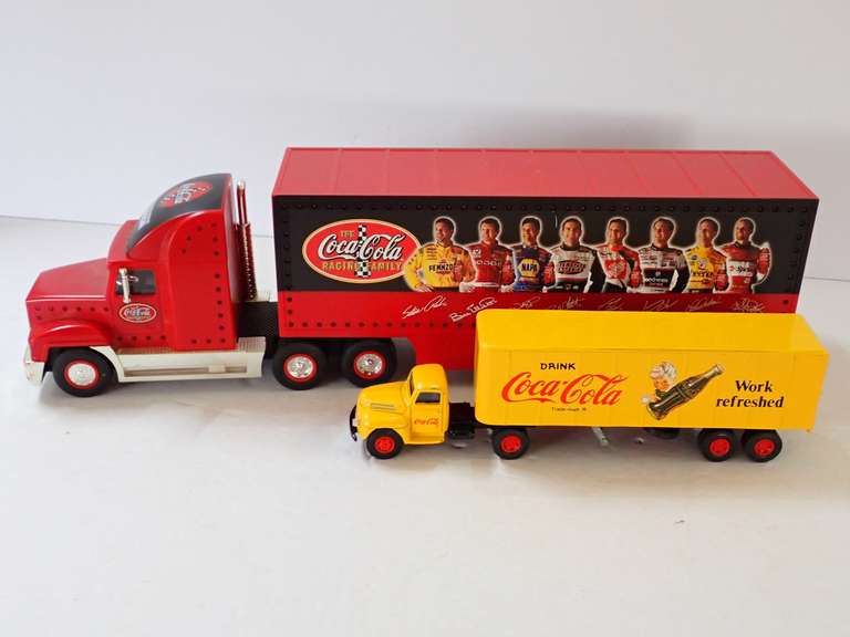 Coca-Cola Racing Family & Delivery Truck Model Set image