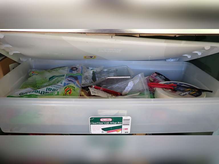 Sterilite ClearView Lidded Container & Contents image