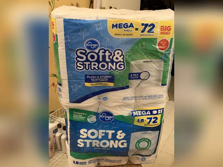 36 MEGA ROLLS TOILET PAPER - UP MASTER BATH image