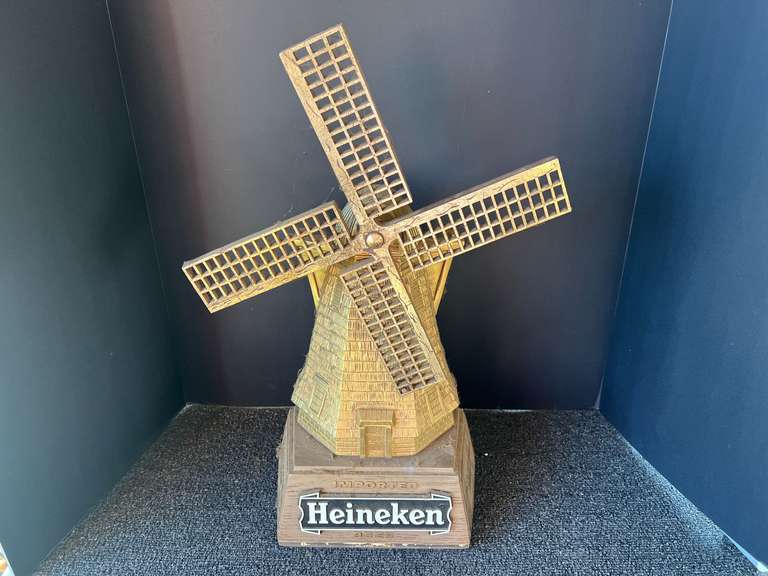Plastic Heineken beer wall decor, see pictures for details. image